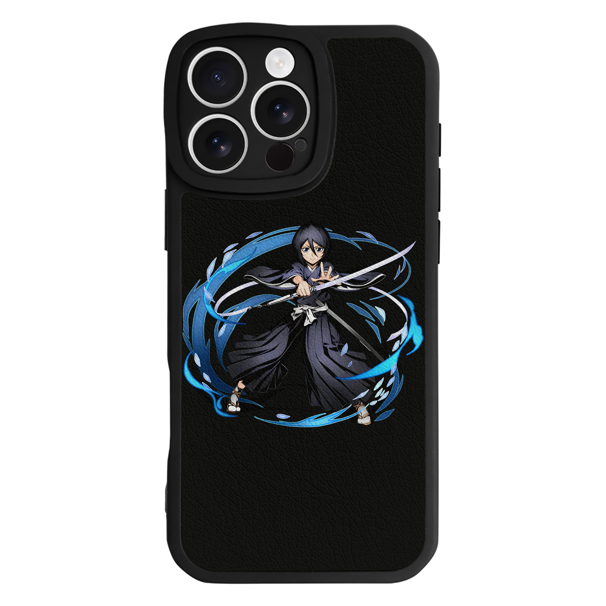 （画像用） ブリーチ 朽木ルキア BLEACH Kuchiki Rukia 【iPhone 16シリーズ対応】シリコンスマホケース（レザー調） 材質：シリコン
